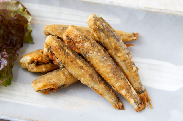 めひかりの唐揚げ