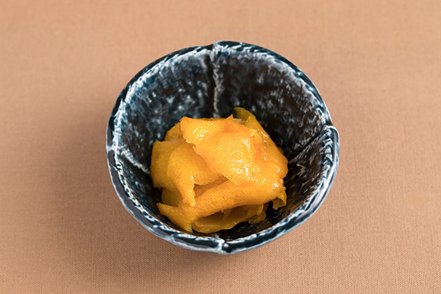 ゆずの皮煮