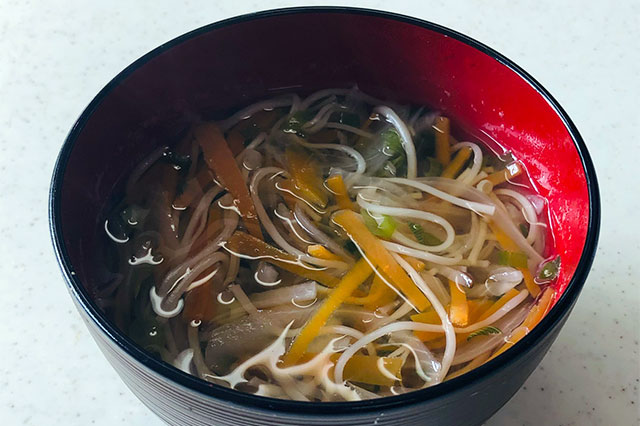 手延べ素麺のばち汁