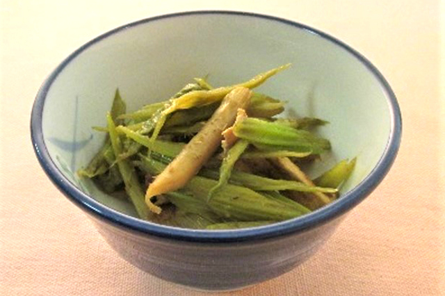 若ごぼうの炒め煮