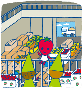 みのるんとみのりんの大冒険　市場の巻