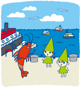 みのるんとみのりんの大冒険　港の巻