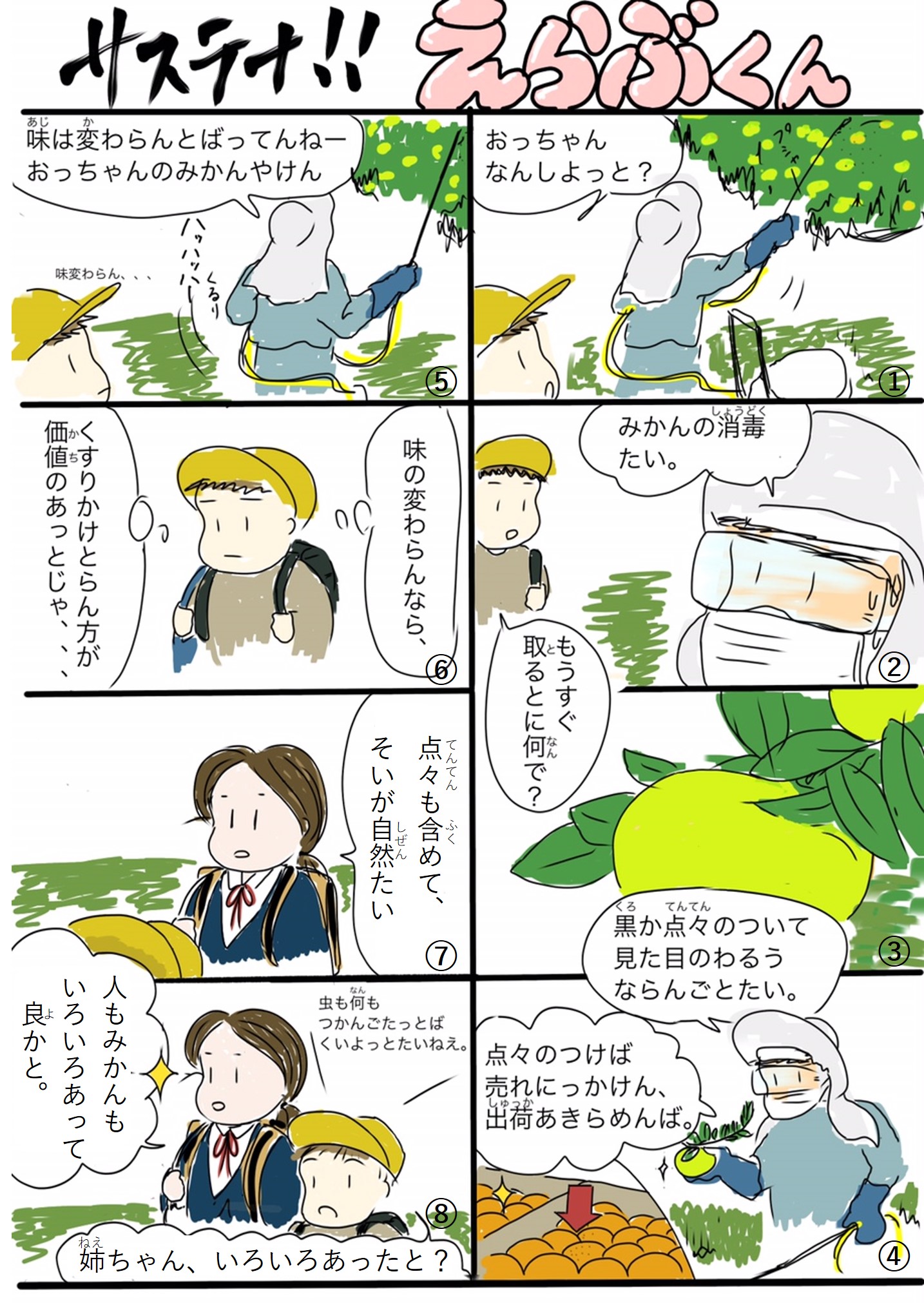 マンガ～サステナ！えらぶくん～