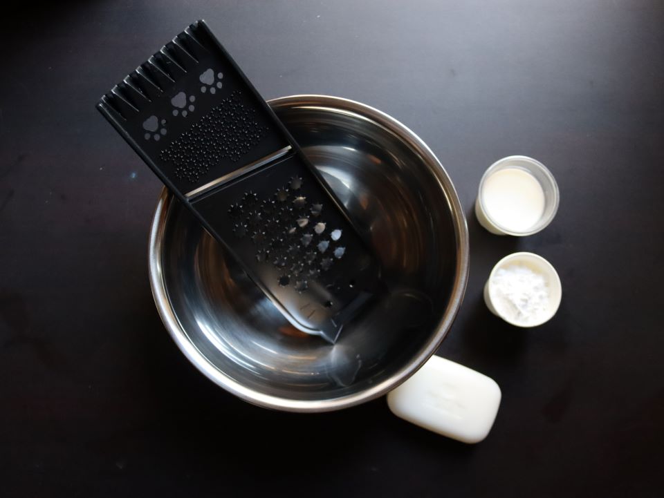 せっけんねんどの材料