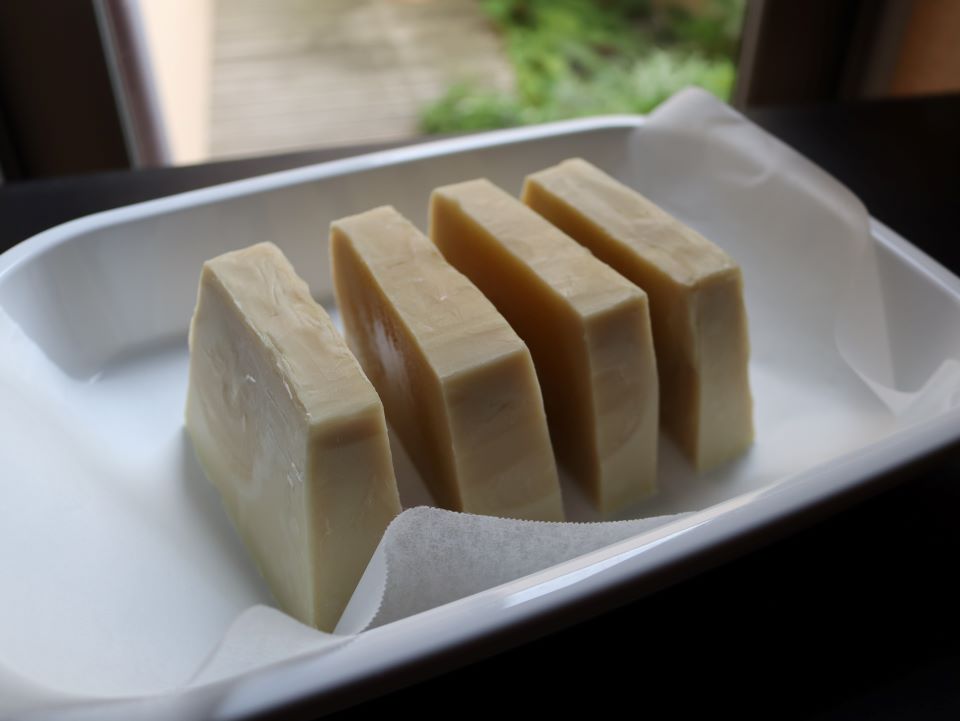 せっけんを乾燥させる