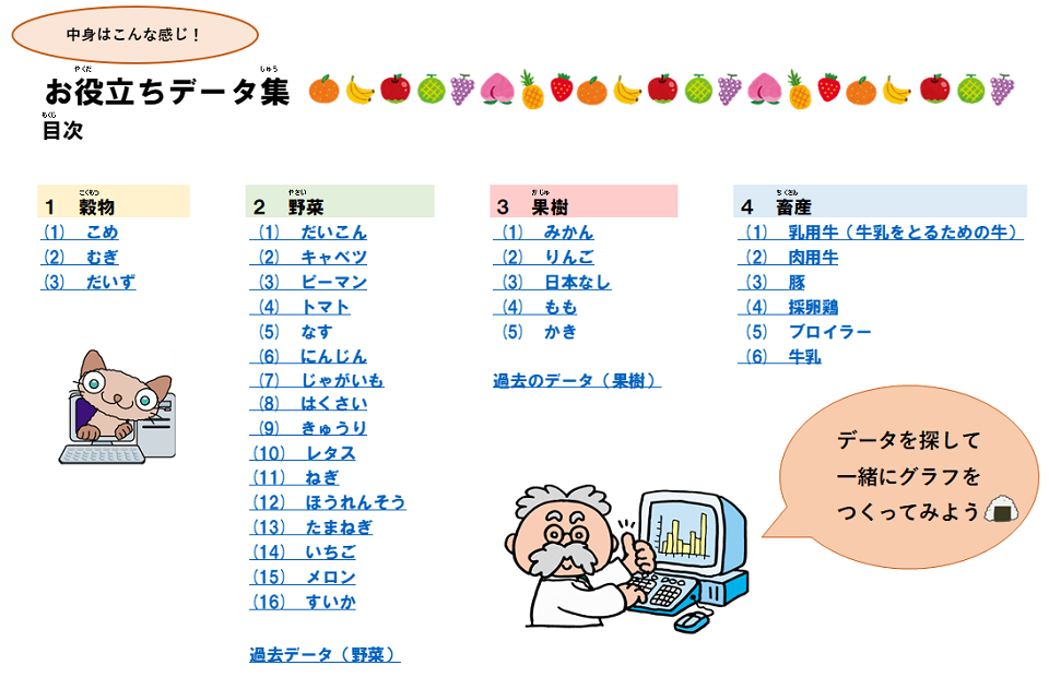 お役立ちデータ集