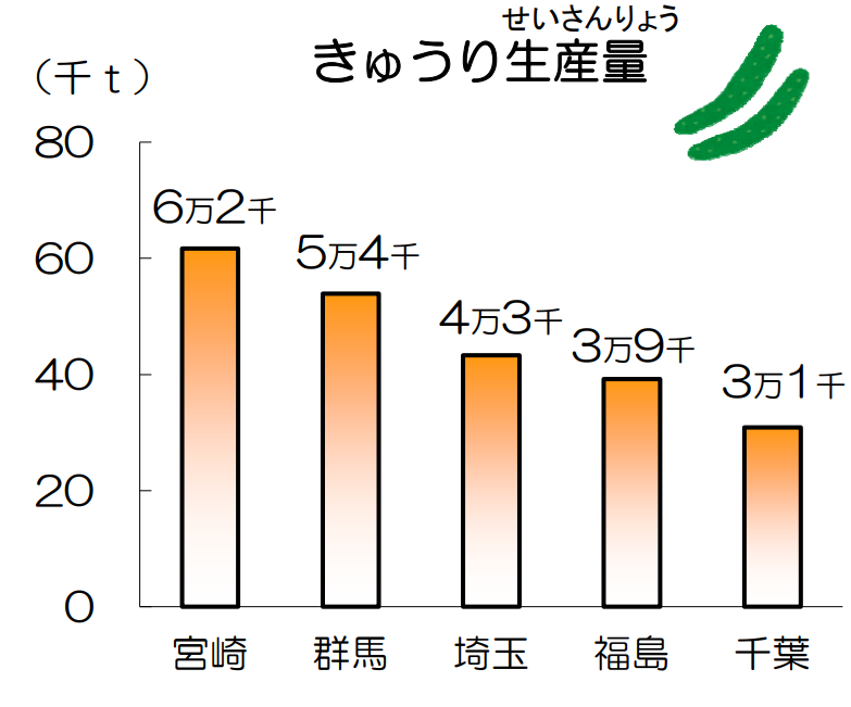 きゅうり生産量