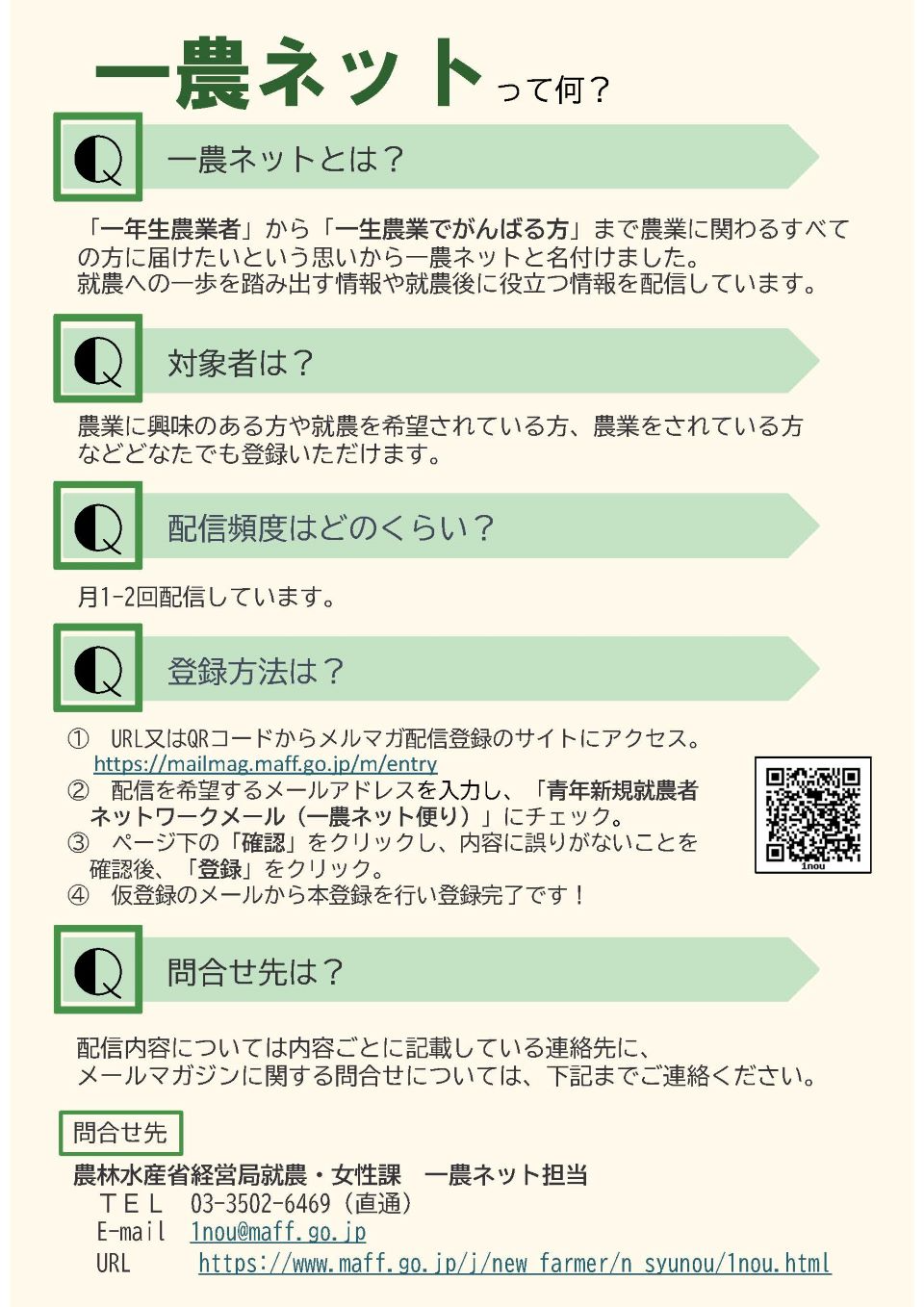一農ネットチラシ裏面