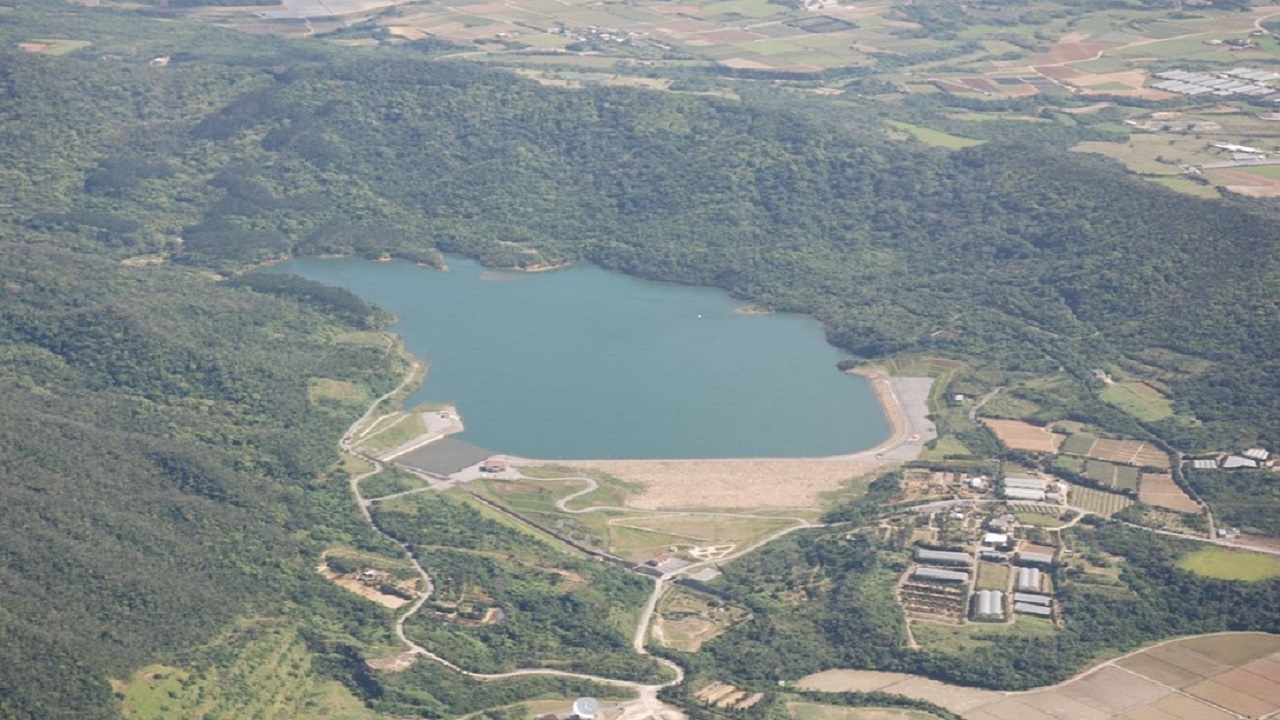 空からダムを見てみよう