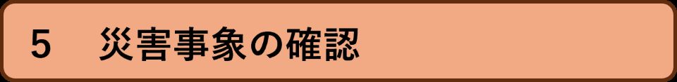 5災害事象の確認