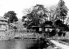 大正時代の河原5枚樋と樋口神社