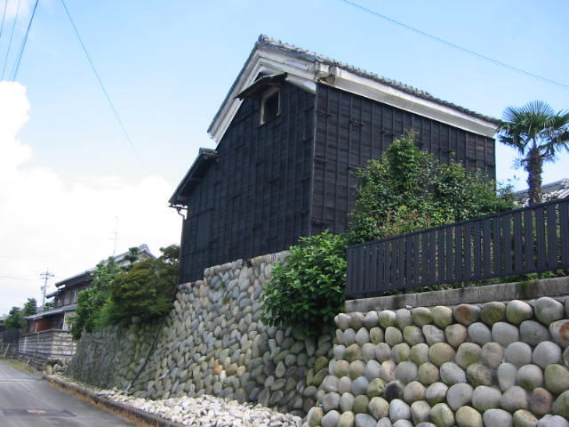 輪中の水屋の様子