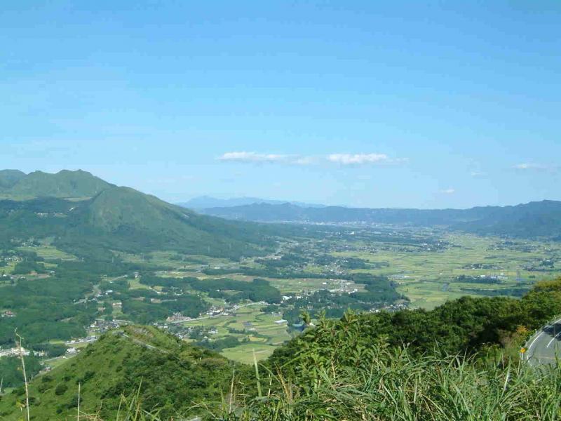 俵山から見た阿蘇