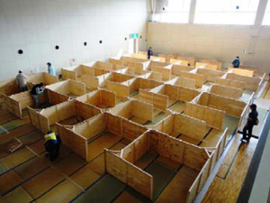 木製パーティションの製作の様子6