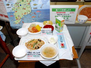 職員食堂のメニュー