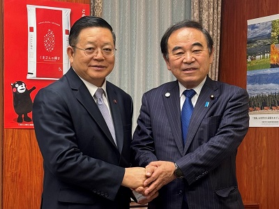 カオ・キムホンASEAN事務総長と坂本農林水産大臣