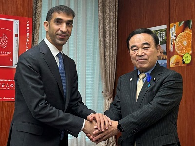 ゼイユーディUAE貿易担当国務大臣と坂本農林水産大臣