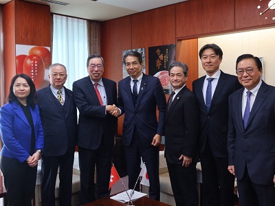 香港特別行政区立法会議員団と江藤農林水産大臣