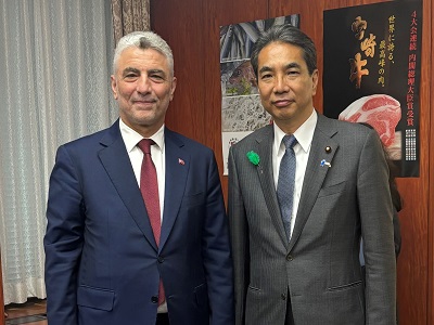 オメル・ボラット・トルコ共和国貿易大臣と江藤農林水産大臣