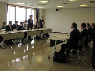 いわき市で県漁連等と意見交換を行う　小泉農林水産大臣