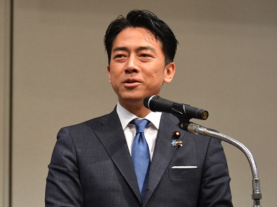 祝辞を述べる小泉農林水産大臣