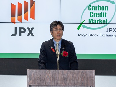 祝辞を述べる舞立農林水産大臣政務官