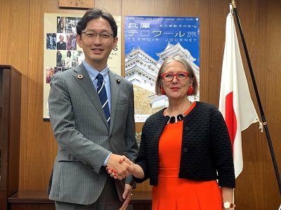 11月7日 ウテ・クラメルト国連世界食糧計画（WFP）事務局次長との会談