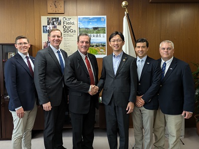 6月25日 ローデン サウスダコタ州副知事との会談