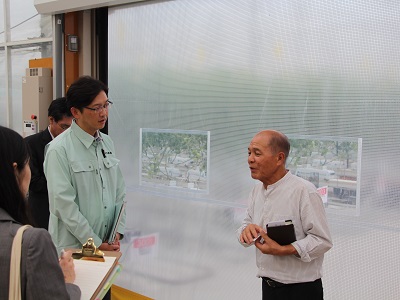 石巻市の農業法人で意見交換を行う高橋農林水産大臣政務官