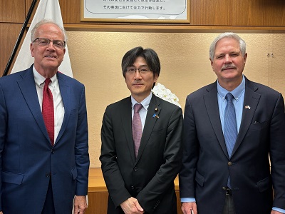 モラン米国連邦上院議員及びホーベン米国連邦上院議員と舞立農林水産大臣政務官
