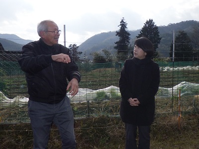 福知山市での鳥獣被害対策の説明を受ける山本農林水産大臣政務官