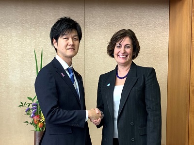 11月14日 ベス・ベクドル国連食糧農業機関（FAO）事務局次長との会談