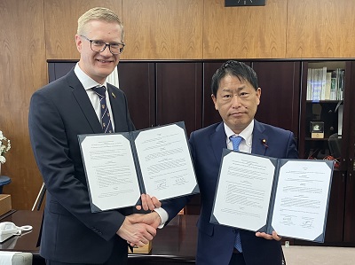 3月6日 ヴィテニス・トムクス リトアニア農業副大臣との会談