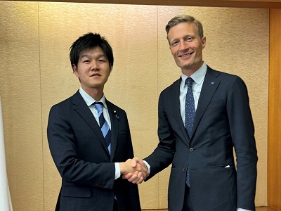 3月15日 カール・スコウ国連世界食糧計画（WFP）副事務局長兼最高執行責任者との会談