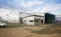 震災からほぼ4年たった現在の工場