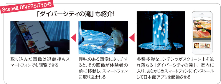 「ダイバーシティの滝」も紹介!