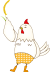 鶏のイラスト
