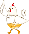 鶏のイラスト