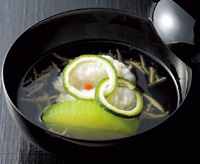 ぼたんはもの煮物椀