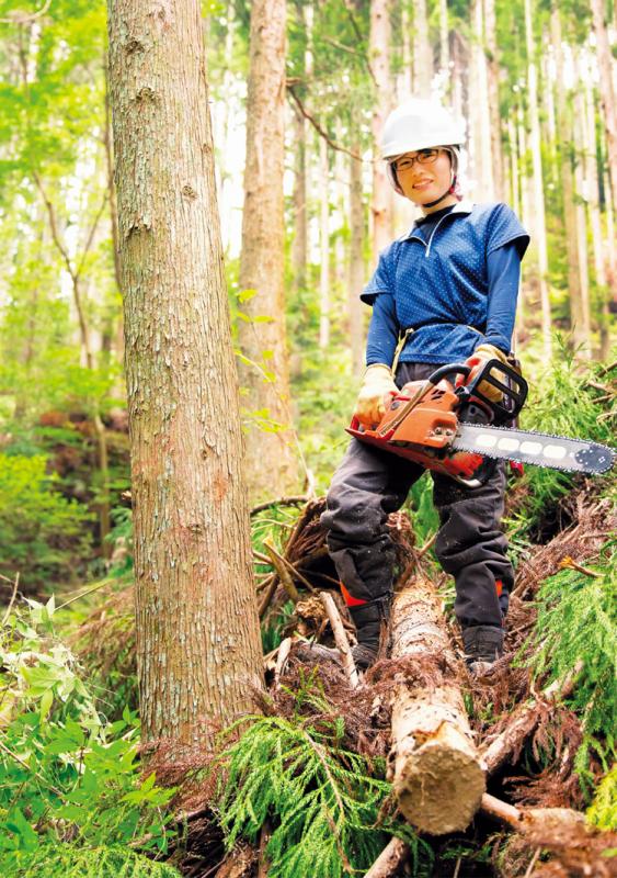 カネイ林業・本戸三保子さん