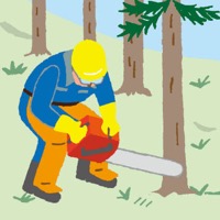 除伐のイラスト