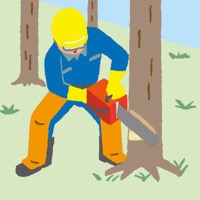 間伐のイラスト