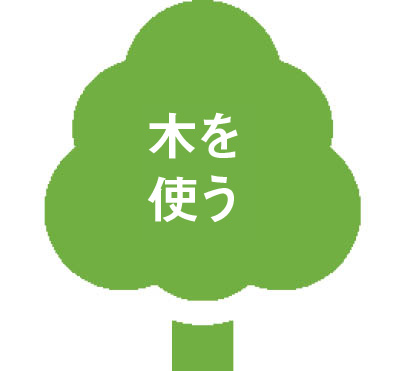 木を使う