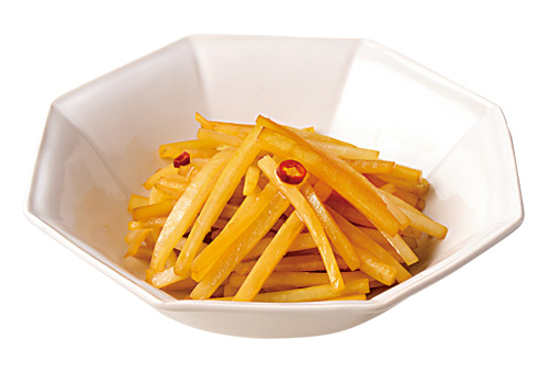 大根の皮のきんぴら