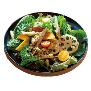 紫波マルシェからの野菜サラダ（1,200円）  （1）