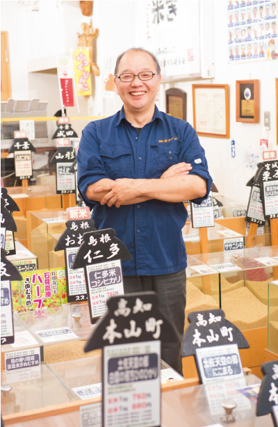 五ツ星お米マイスター西島豊造さん/東京・目黒区の米穀店「スズノブ」店主。全国を飛び回り、お米の生産者や産地の人とともにブランド化を手がけてきたスペシャリスト