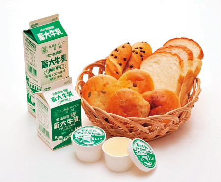 畜大牛乳/畜大牛乳アイスクリーム/畜大パン