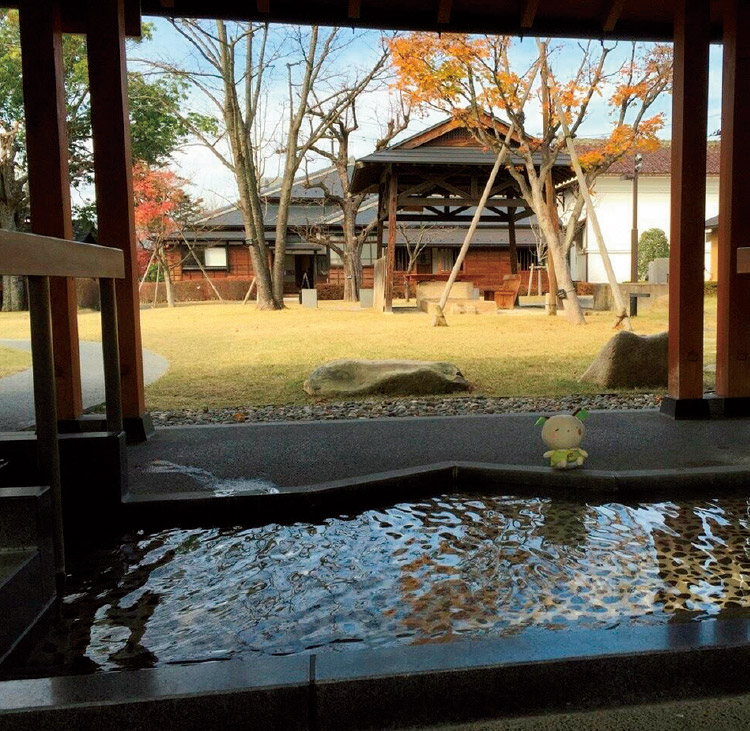 パンフレットの「ゆったり温泉コース」では飯坂温泉を紹介