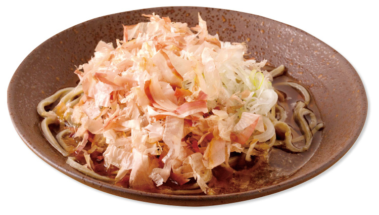 そばに大根おろしを組み合わせた福井のソウルフード。ねぎやかつお節を添えて頂く。「だしと大根おろしを別に入れる」「だしに大根おろしを入れる」「だしに大根おろしの汁を入れる」の3通りの食べ方があると言われている。