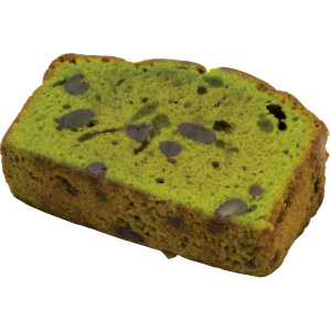あずき入り抹茶のケーキ